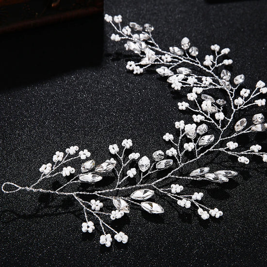 Handmade Flower Leaf Headbands Bridal Hair Vine Accessories