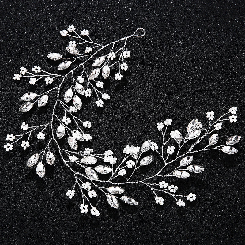 Handmade Flower Leaf Headbands Bridal Hair Vine Accessories