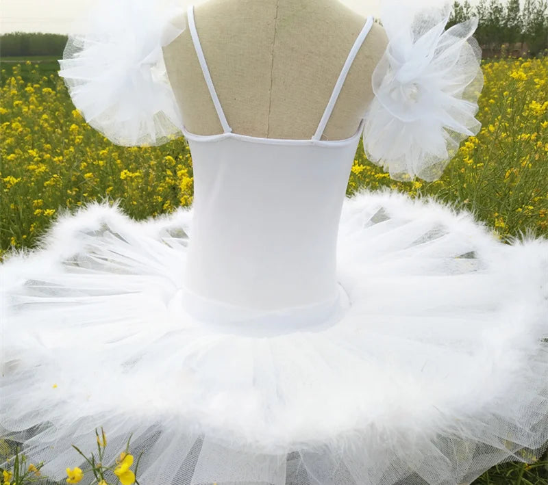 
                      
                        Girls Professional Ballet Tutu Pancake White Swan Lake Ballet Costume
                      
                    