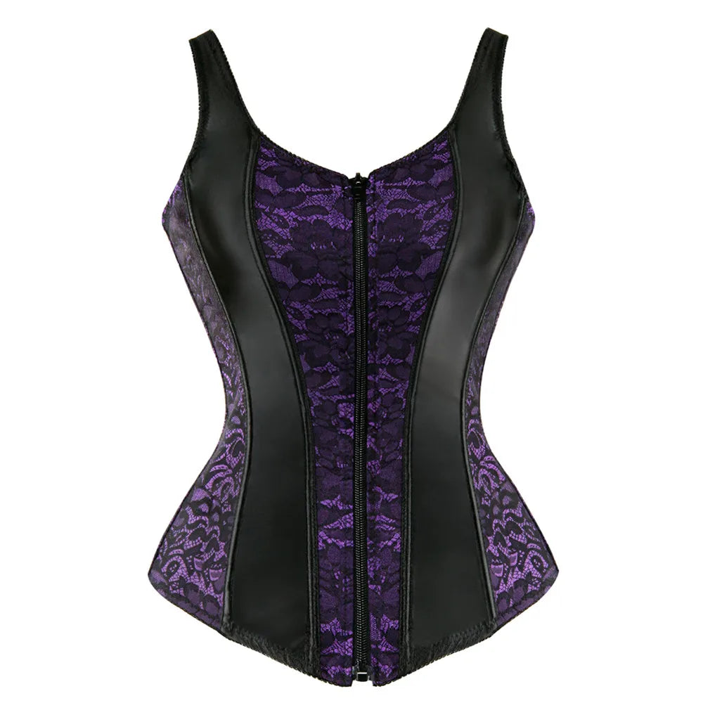 
                      
                        Steampunk Corset with Cup Lingerie Bustier Plus Size
                      
                    