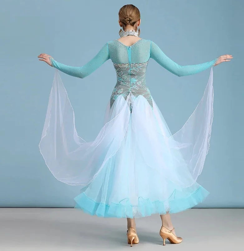 Ballroom Dance Competition Dress Waltz Dresses  For Women