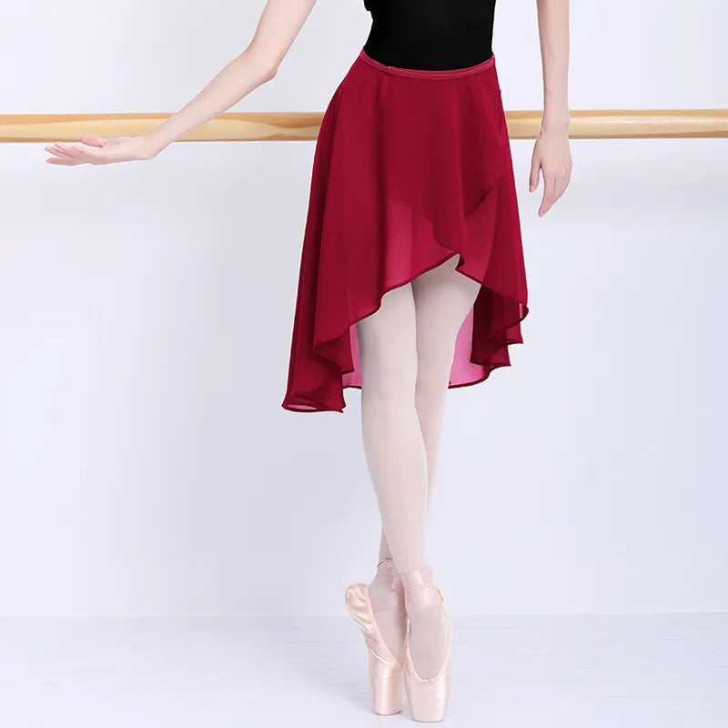 
                      
                        Ballet Skirt Adult Long Wrap Chiffon Skirt Ballerina Dance Wear
                      
                    