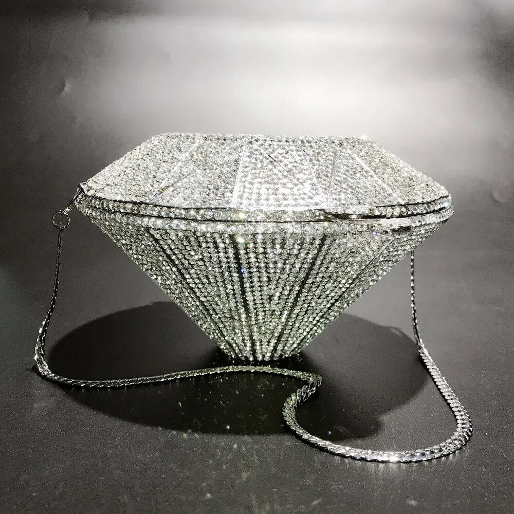 Diamond Clutch Purse Party Bag  Rhinestone Ladies Evening Bag