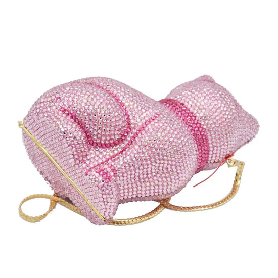 Cat Animal Crystal Evening Bags Customized Color Diamond Party Prom Purse