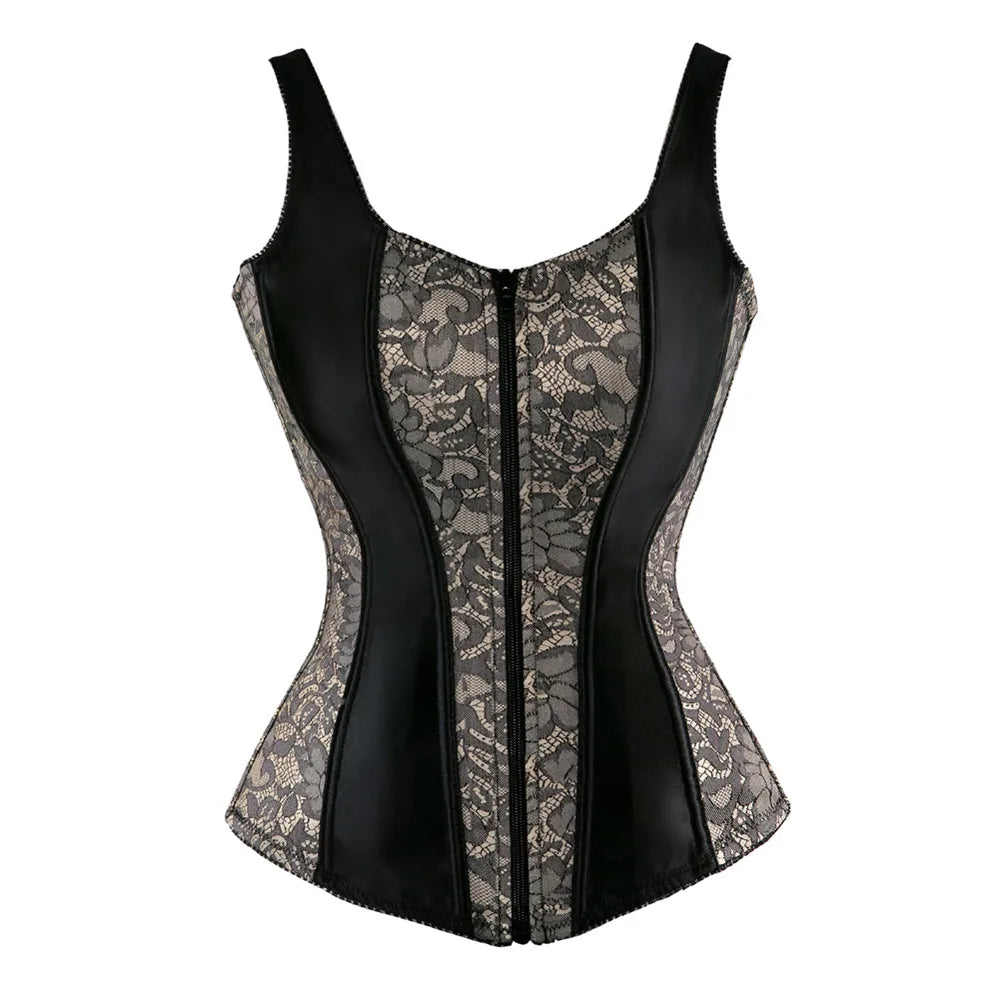 
                      
                        Steampunk Corset with Cup Lingerie Bustier Plus Size
                      
                    