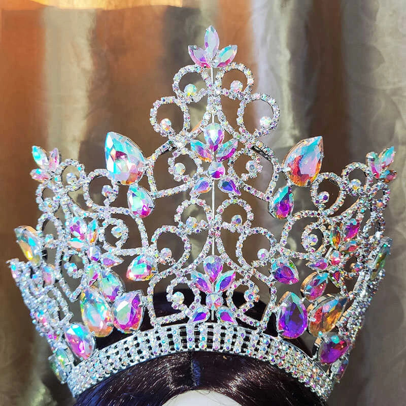 
                      
                        Royal Queen Tall Tiara for Women Crown Pageant Diadem Costume Headpiece
                      
                    