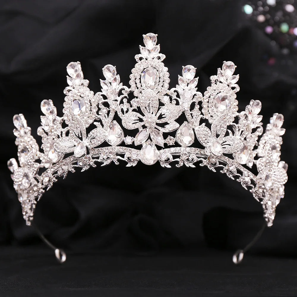 
                      
                        10 Color Opal Pink Crystal Tiara Crown For Women Party Hair Accessories
                      
                    