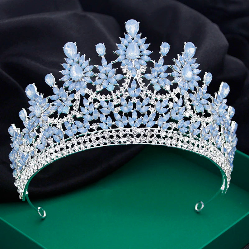 
                      
                        Crystal Rhinestone Tiaras  Pageant Birthday Party Wedding Crown Hair Accessories
                      
                    