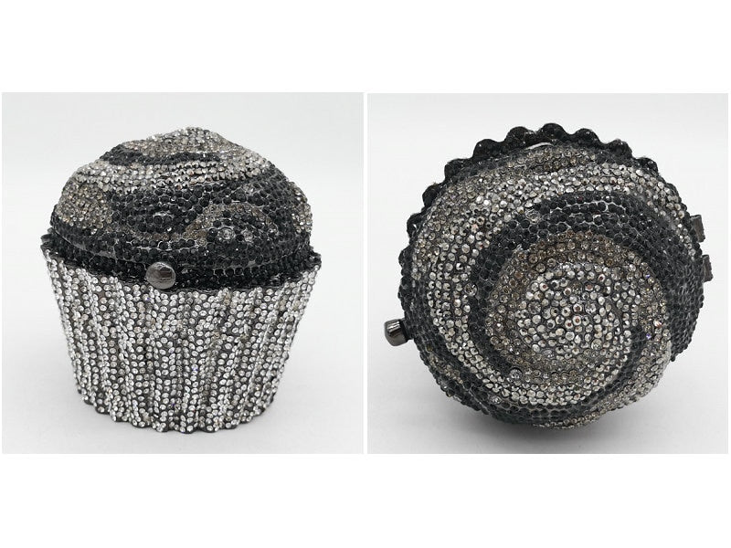 
                      
                        Mini Cupcake Clutch Evening Bag Crystal Handbag Party Purse
                      
                    