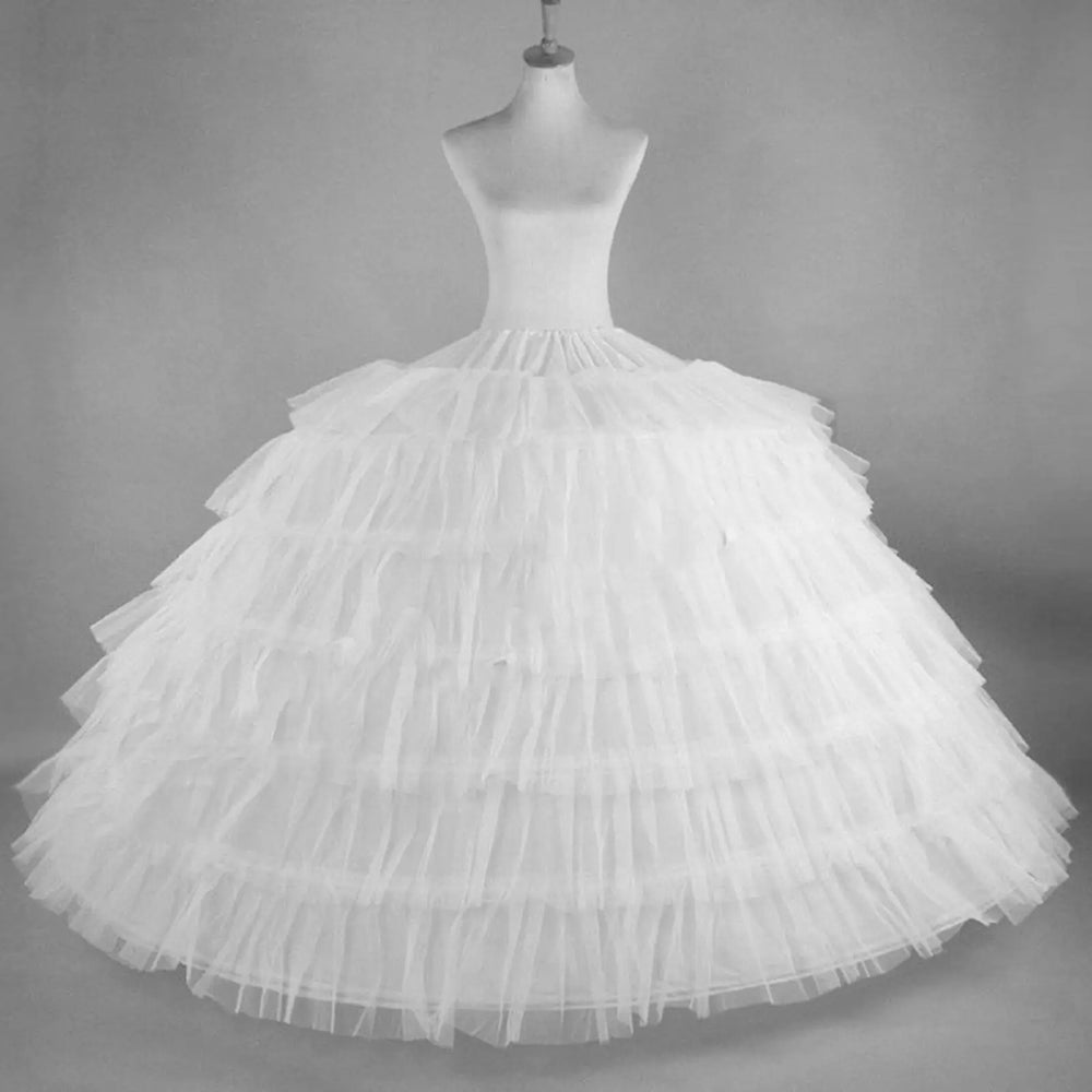 
                      
                        Full White Ball Gown Hoop Wedding Accessories Petticoat Underskirt Slip Quinceanera Gown
                      
                    