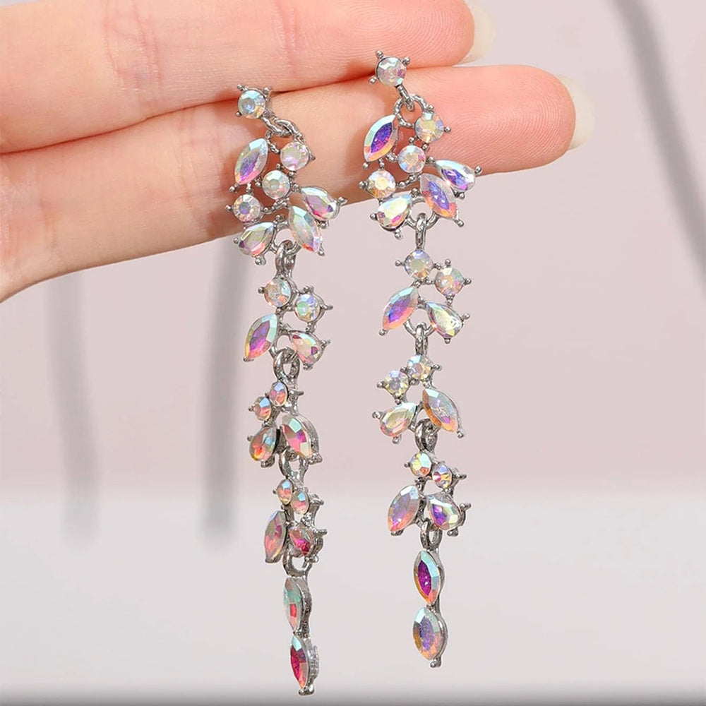 
                      
                        Crystal Long Tassel Retro Style Earrings
                      
                    