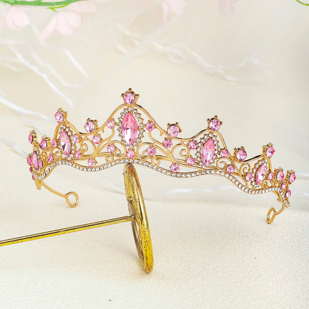 
                      
                        Rhinestone Hair Crown for Women Festive Party Hair Accessory Tiara
                      
                    