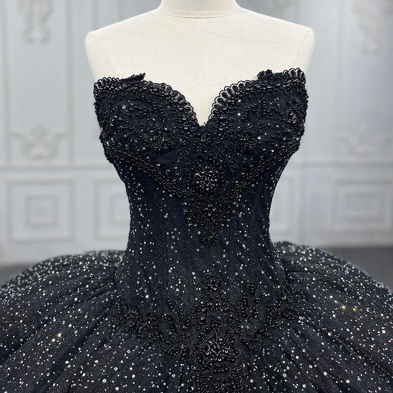 
                      
                        Quinceañera Black Ball Gown Party Dress
                      
                    