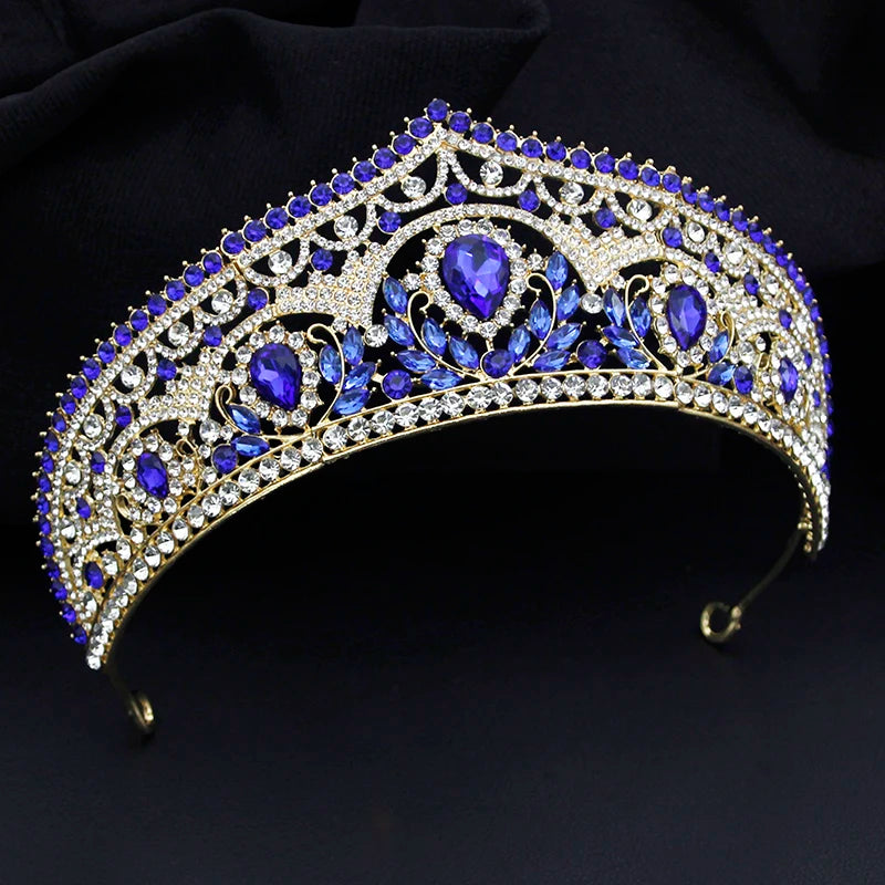 
                      
                        Elegant Crystal Crown Headdress Style Hair Accessories
                      
                    