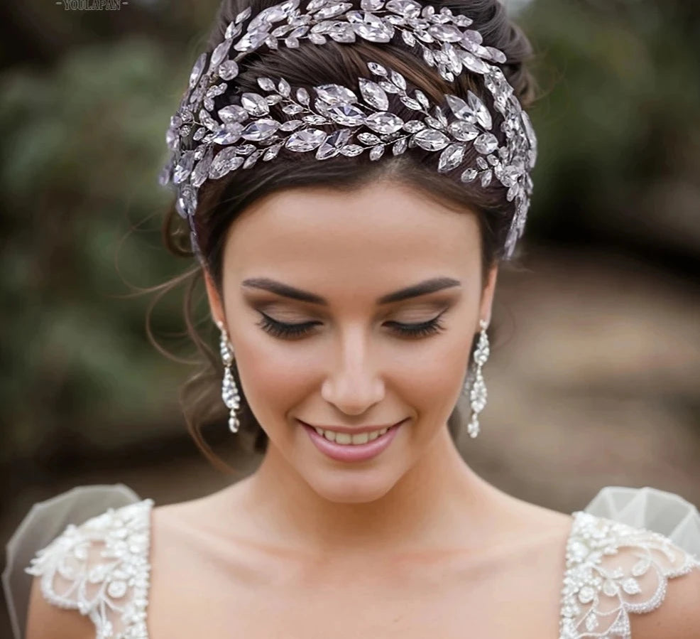 
                      
                        Bridal Tiara Crystal Rhinestone Hairbands Wedding Accessories Headbands
                      
                    