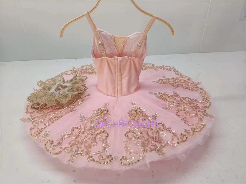
                      
                        Unique Design Girls Performance Wear Pink Ballet Tutu Costume
                      
                    