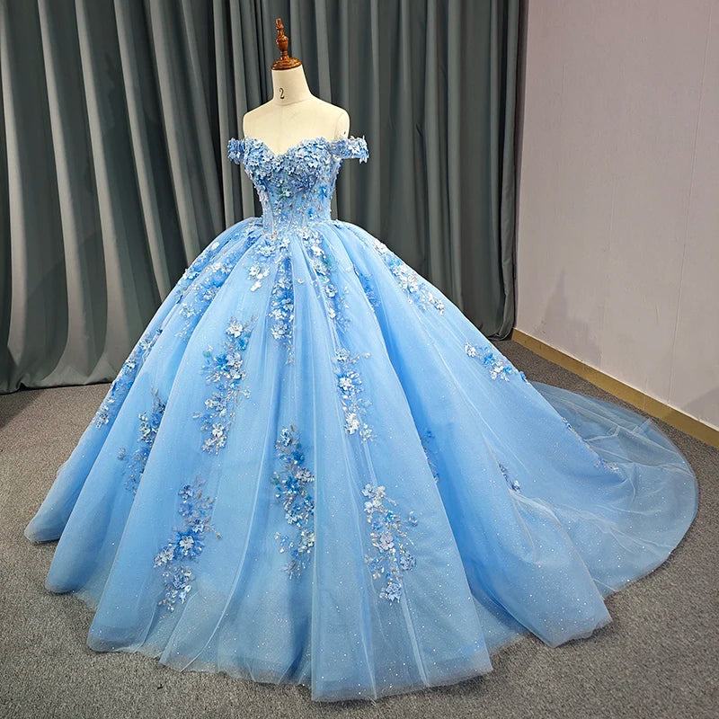 
                      
                        Blue Quinceañera Dress
                      
                    