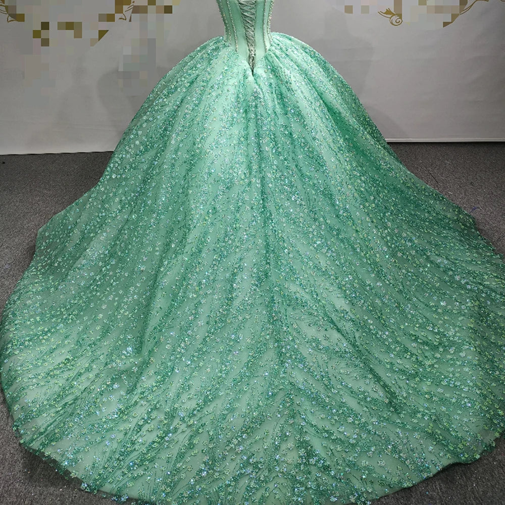 Green Quinceanera Dress