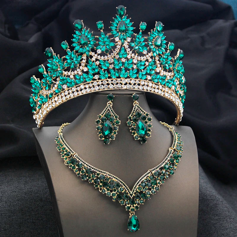 
                      
                        6 Color Wedding Tiaras and Crowns and Earrings Necklace  Jewelry Sets Accessories
                      
                    