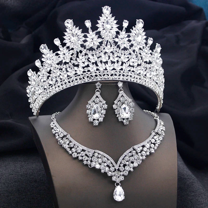 
                      
                        6 Color Wedding Tiaras and Crowns and Earrings Necklace  Jewelry Sets Accessories
                      
                    