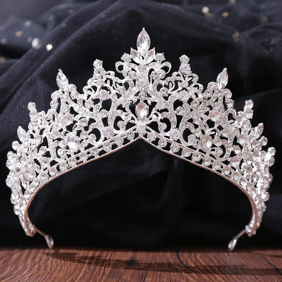 Rhinestone Tiara Crowns  Party Crystal Hair Accessories