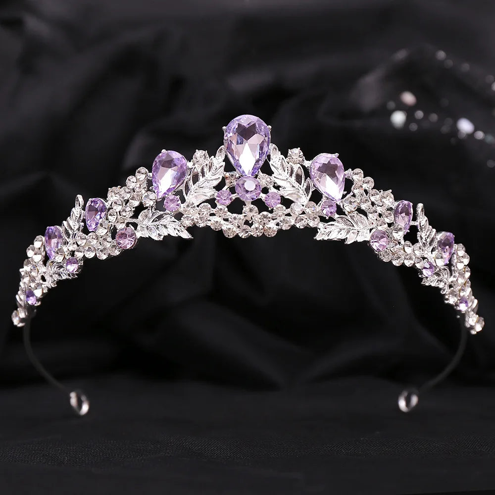 Crystal Bridal Tiaras Crowns Luxury Rhinestone Tiara For Women