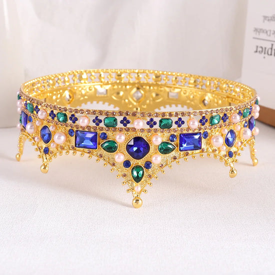 Full Round Royal Crown Party Hair Accessories