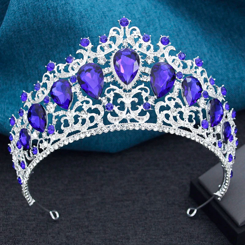 
                      
                        Colorful Crystal Tiaras for Women Party Wedding Pageant Hair Crown Accessory
                      
                    