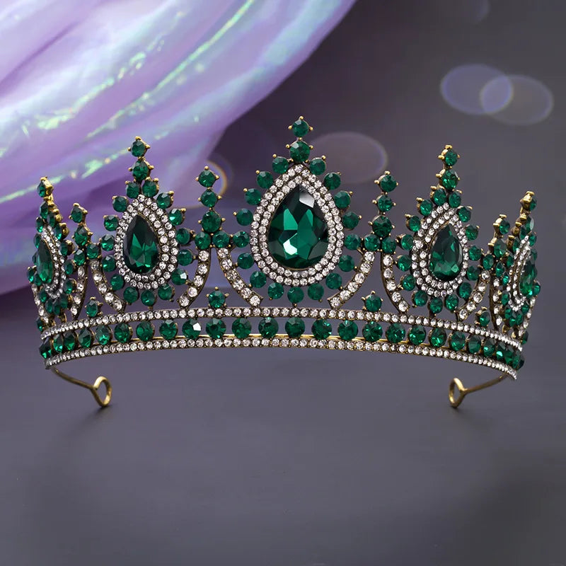 
                      
                        Noble Crystal Rhinestone Tiara Crowns Party Pageant Birthday Hair Accessory
                      
                    