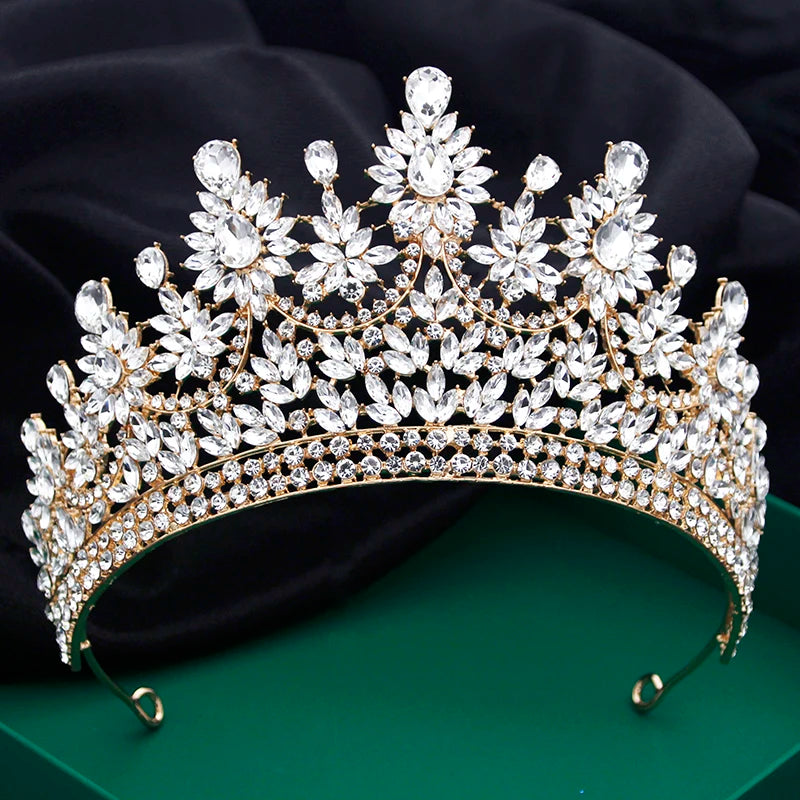 
                      
                        Crystal Rhinestone Tiaras  Pageant Birthday Party Wedding Crown Hair Accessories
                      
                    