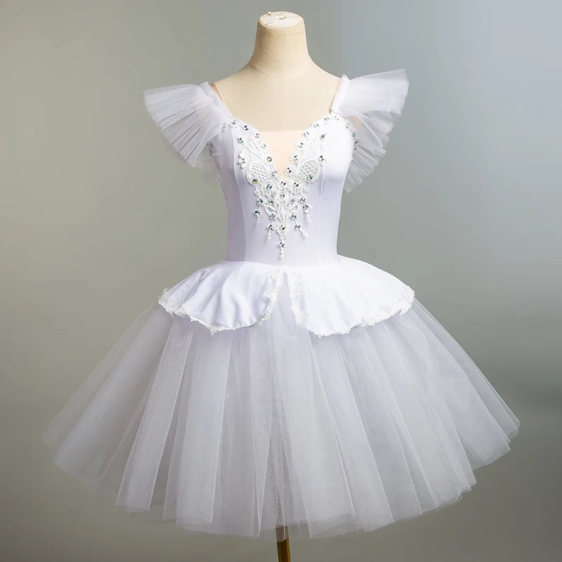 Girls Tutu Ballet Swan Dance Performance Costumes