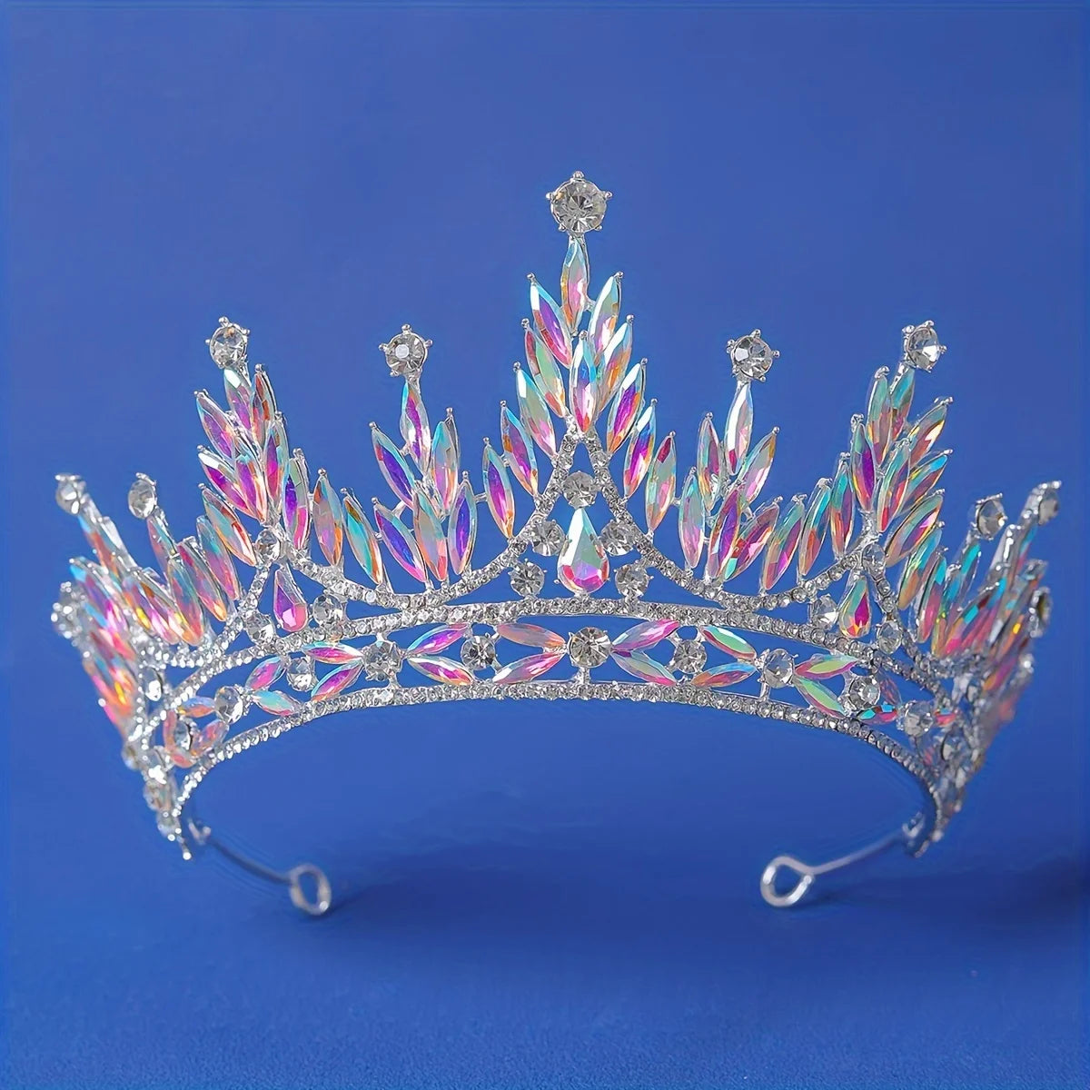 Pageant Crystal Tiara Crown Party Hair Accessories – Tulle 