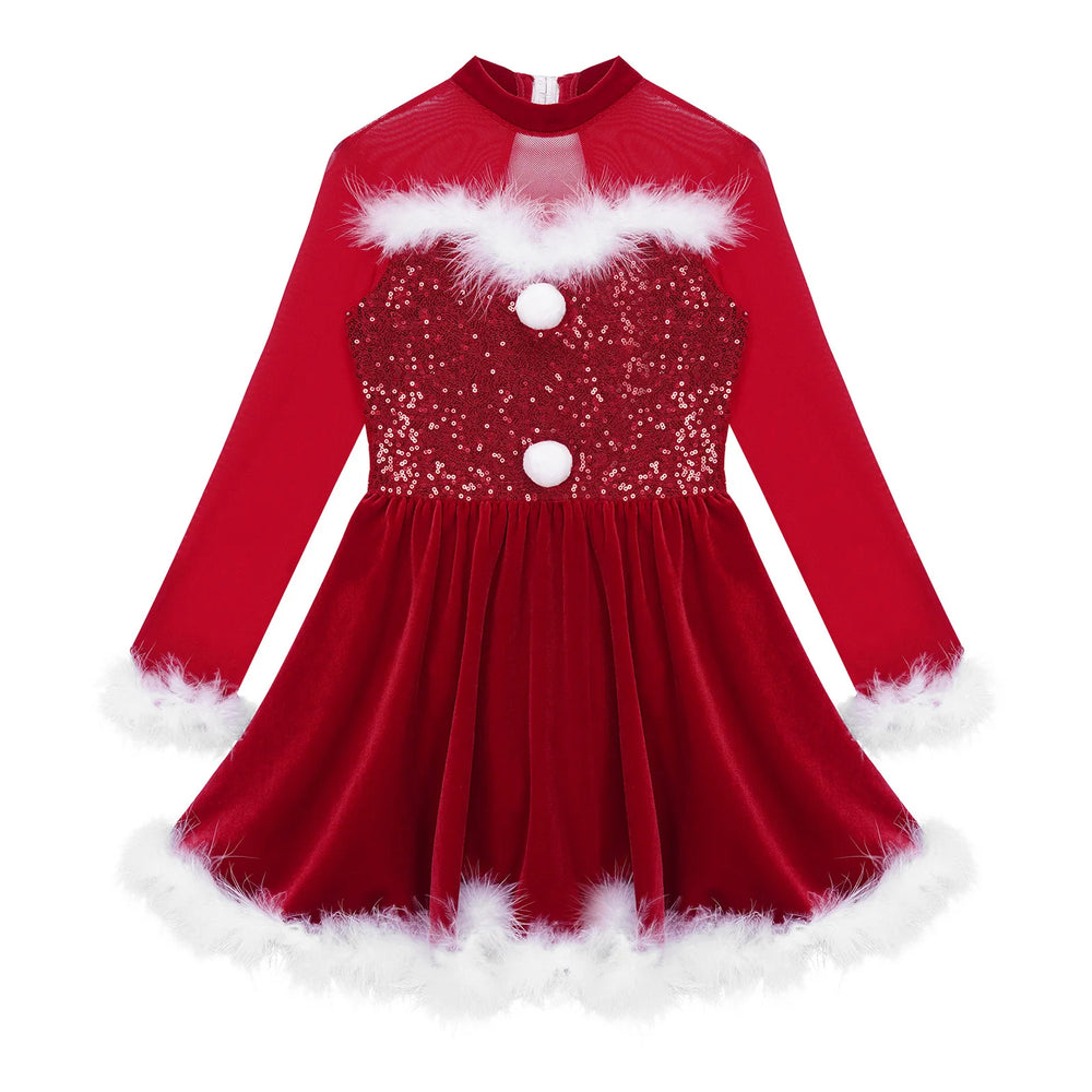 
                      
                        Girls Holiday Stage Party Dance Costume
                      
                    