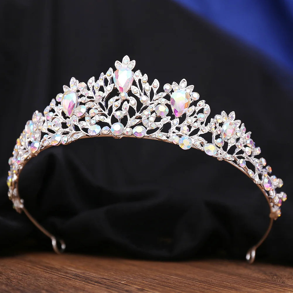 
                      
                        Rhinestone Crystal Princess Bridal Wedding Tiara Crown Hair Accessory
                      
                    