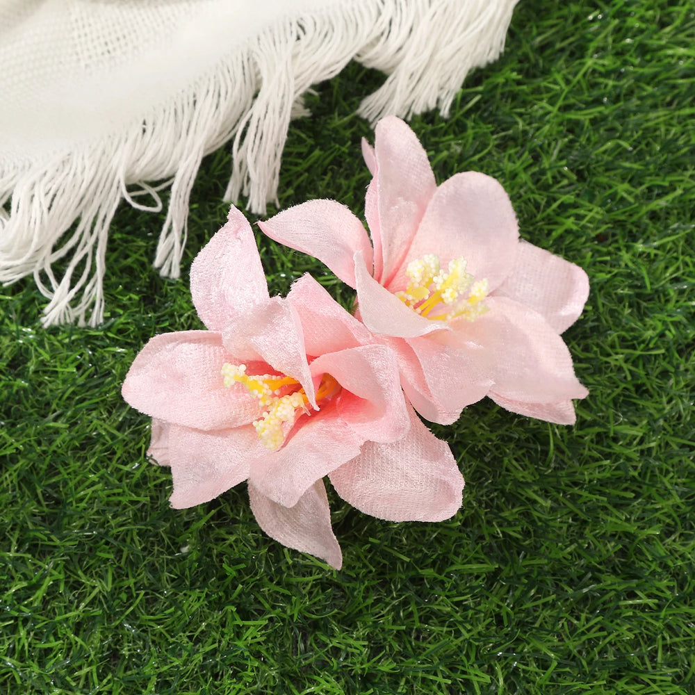 
                      
                        Orchid Flower Hair Clip Bohemian Small Hairpin Bridal Barrette Beach Wedding Accessories
                      
                    