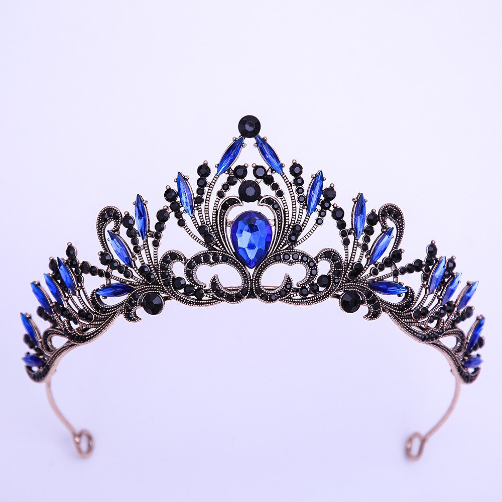 
                      
                        Baroque Crystal Tiara Crown Hair Jewelry Accessories
                      
                    