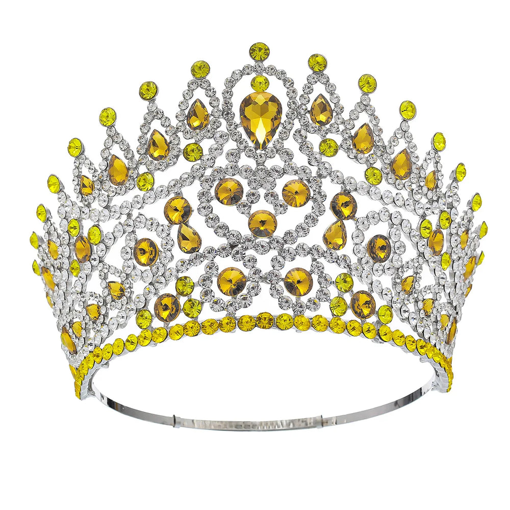 
                      
                        Beauty Pageant Crown Tall Adjustable Rhinestone Crystal Crown
                      
                    