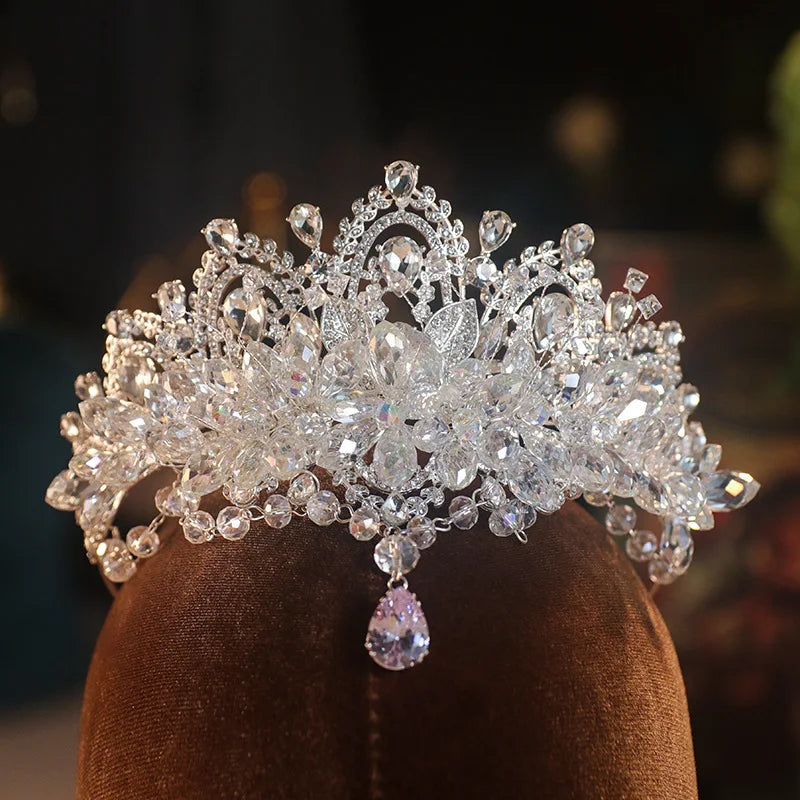 
                      
                        Baroque Luxury Crystal Bridal Tiaras Crown Party Hair Accessory
                      
                    