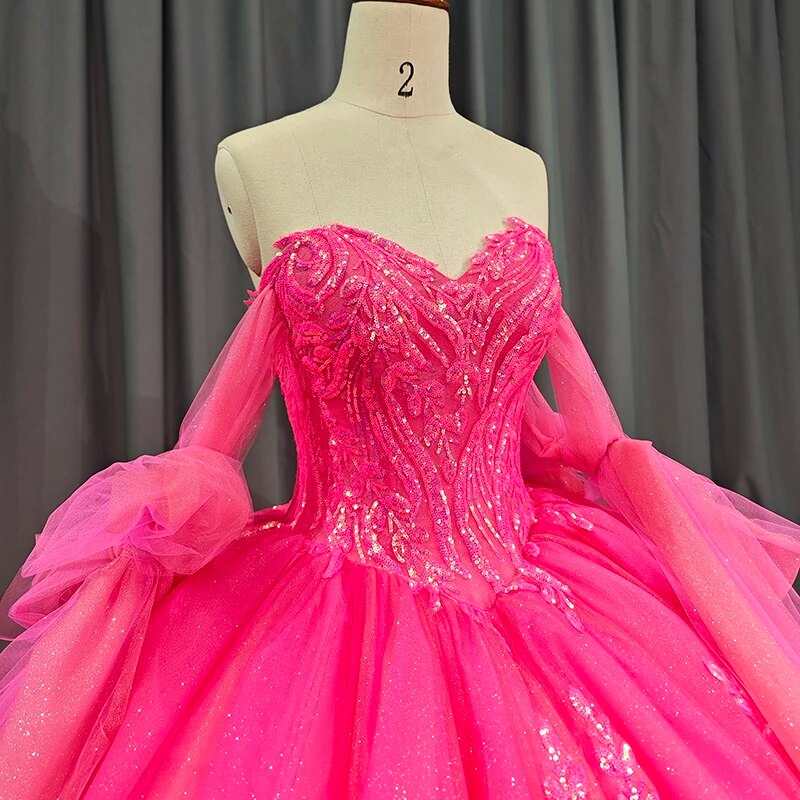 
                      
                        Sequins Ball Gown Quinceañera Dress
                      
                    