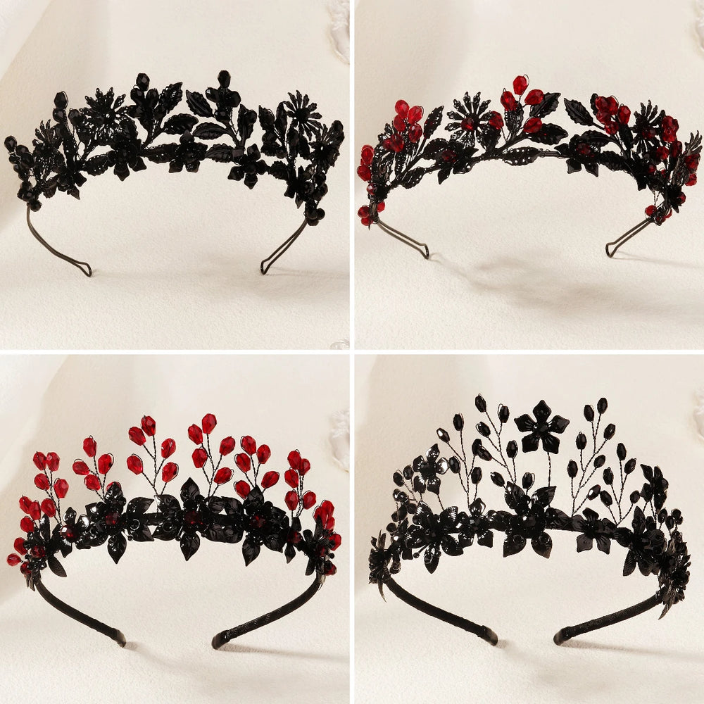 
                      
                        Red and Black Hair Band Headpiece Crystal Accessories
                      
                    