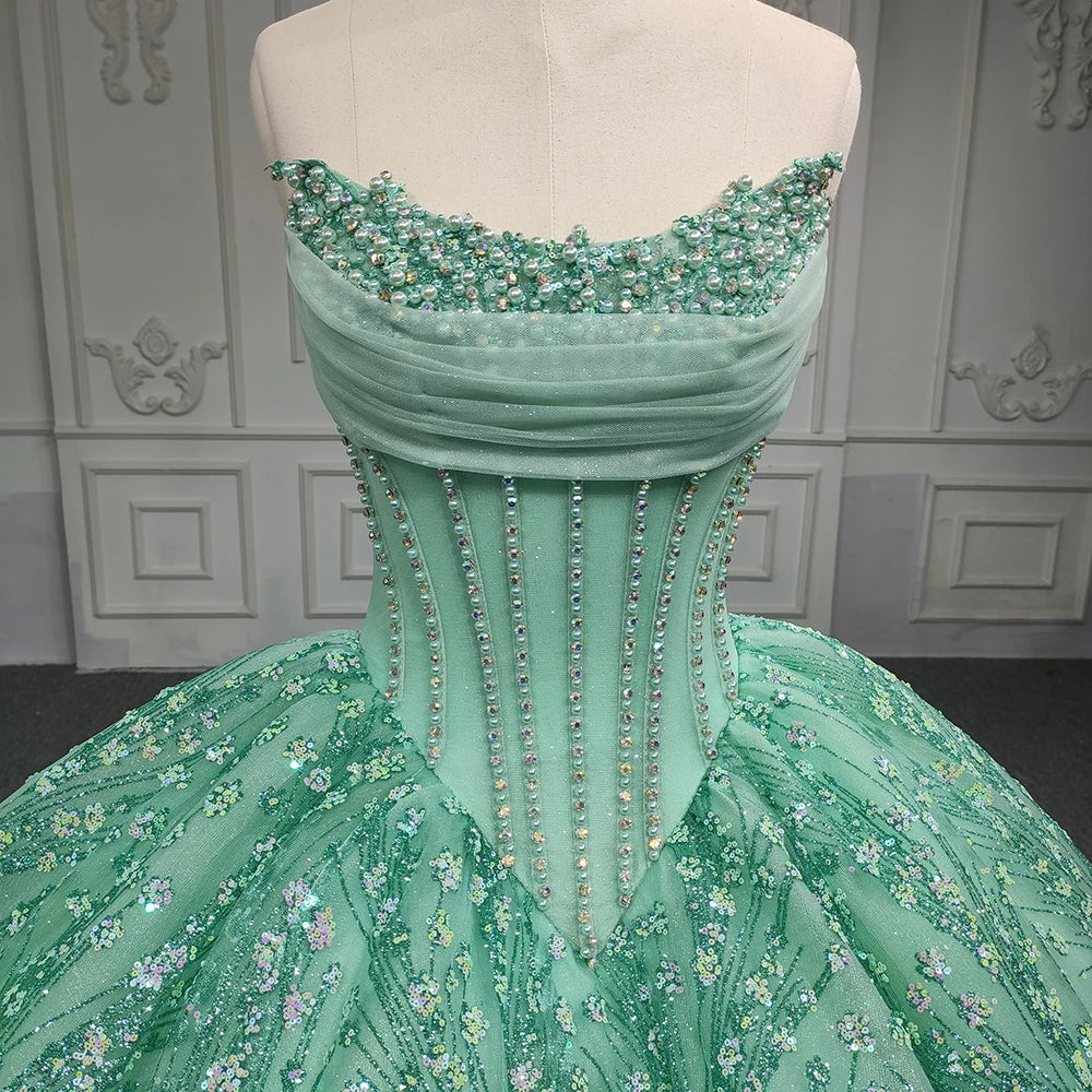 
                      
                        Green Quinceanera Dress
                      
                    