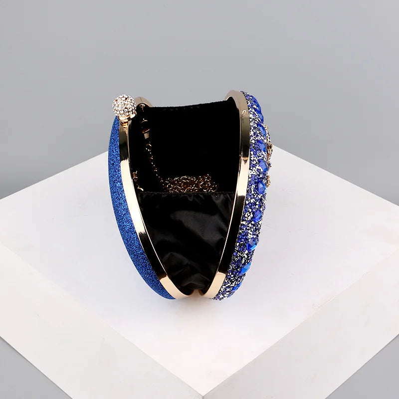 
                      
                        Crystal Floral Evening Mini Clutch Purse Cosmetic Evening Purse, elevate your evening ensemble with this radiant crystal clutch, designed to hold your essentials 
                      
                    