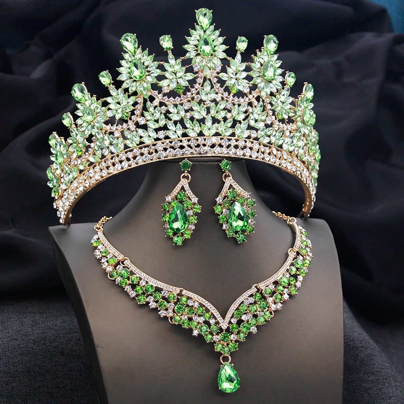 
                      
                        6 Color Wedding Tiaras and Crowns and Earrings Necklace  Jewelry Sets Accessories
                      
                    