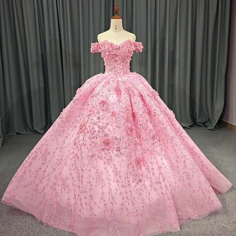 
                      
                        Long Quinceanera Ball Gown Dress
                      
                    