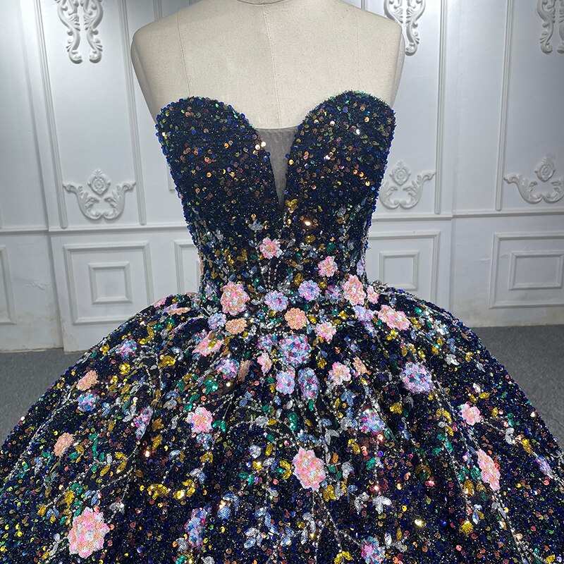 
                      
                        Luxury Black Quinceanera Ball Gown Dress
                      
                    