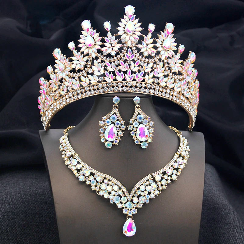 
                      
                        6 Color Wedding Tiaras and Crowns and Earrings Necklace  Jewelry Sets Accessories
                      
                    