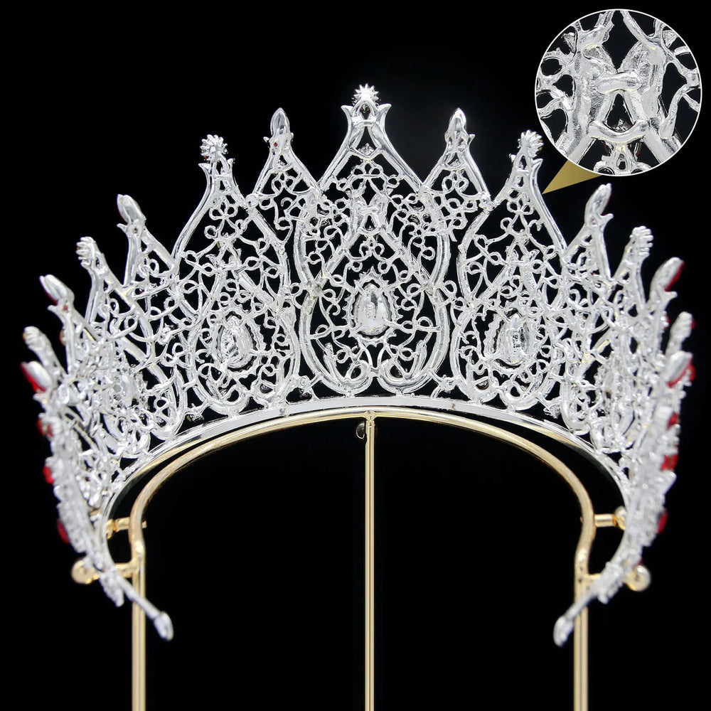 
                      
                        Pageant Winner Big Crystal Rhinestone Tiara Crown Hair Accessories
                      
                    