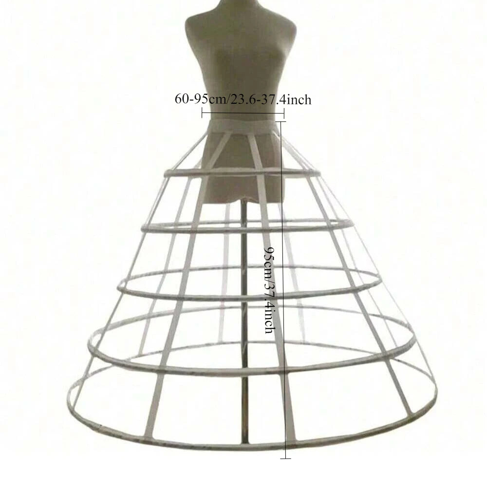 
                      
                        Girls 3 Hoop Crinoline Cage Bustle Petticoat Adjustable Pannier, elevate any special occasion dress with this adjustable three-hoop crinoline petticoat
                      
                    