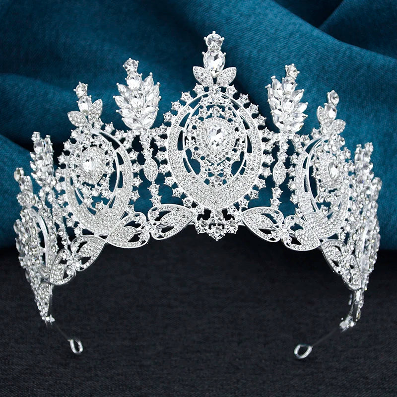 
                      
                        Crystal Rhinestone Tiaras  Pageant Birthday Party Wedding Crown Hair Accessories
                      
                    