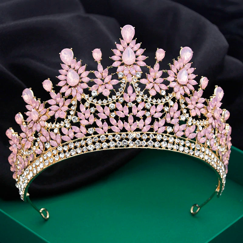 
                      
                        Crystal Rhinestone Tiaras  Pageant Birthday Party Wedding Crown Hair Accessories
                      
                    